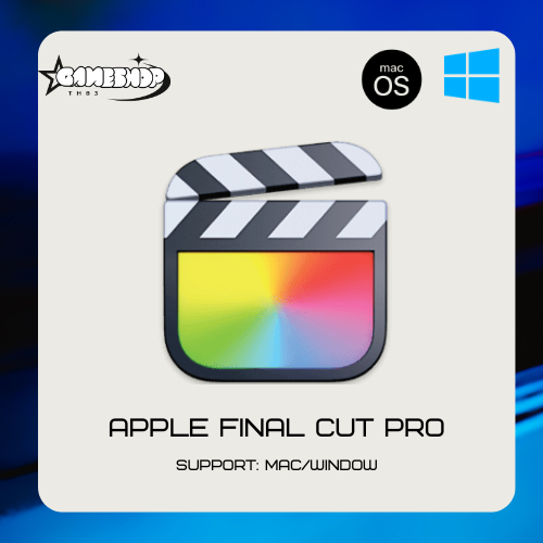 Final Cut Pro 12 Window/Macos ตัวเต็มรองรับ M1/M2/M3/M4 [Full Version/Lifetime]