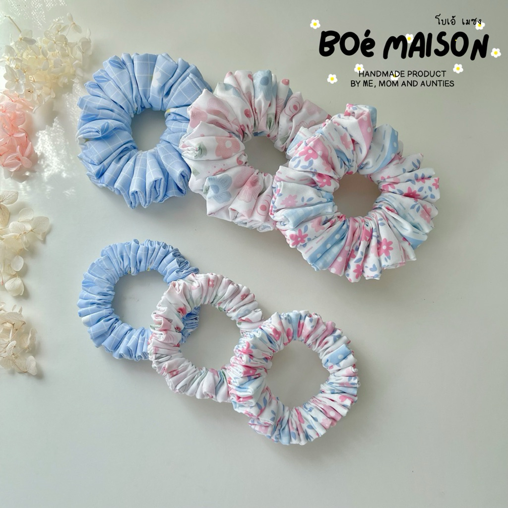 BoéMaison-โบว์มัดผม-Hana Scrunchies #5