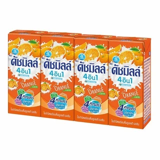 ดัชมิลล์ นมเปรี้ยวUHT 180มล.(แพ็ค 4 กล่อง)