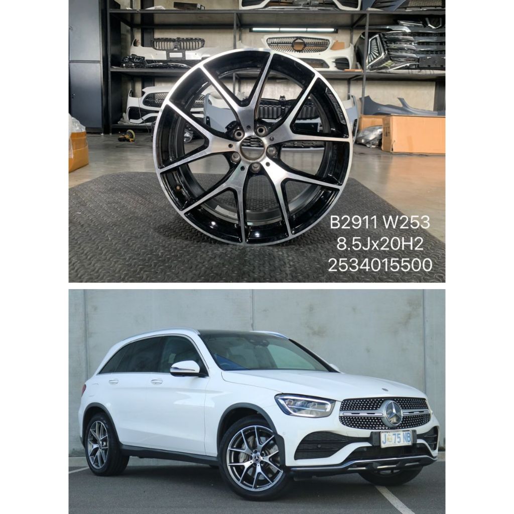 ล้อเบนซ์ Mercedes-Benz W253 AMG ตัวแรก 8.5Jx20H2 ขอบ 20 ของแท้มือสอง ขายตามสภาพ