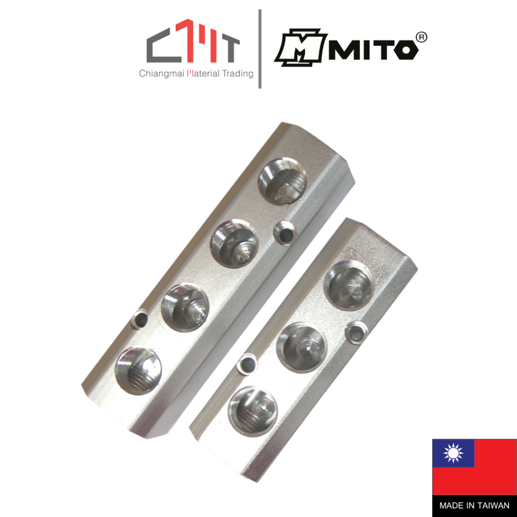 MITO รางคอปเปอร์ลม 1/2" 2 - 4 ทาง No.MI-1442 - MI-1444
