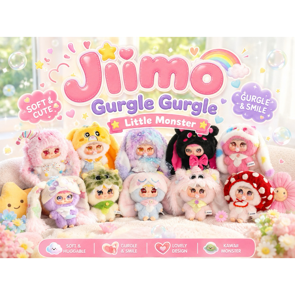 (พร้อมส่ง🇹🇭) JiiMo 200% - Gurgle Gurgle Little Monster
