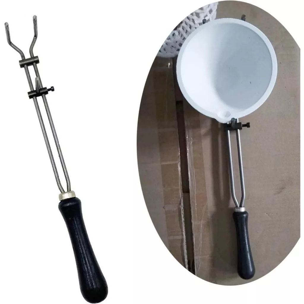 Inf แหนบเบ้าหลอม Crucible Clamp Platinums Bowl Clamp คีมสําหรับหลอมโลหะ