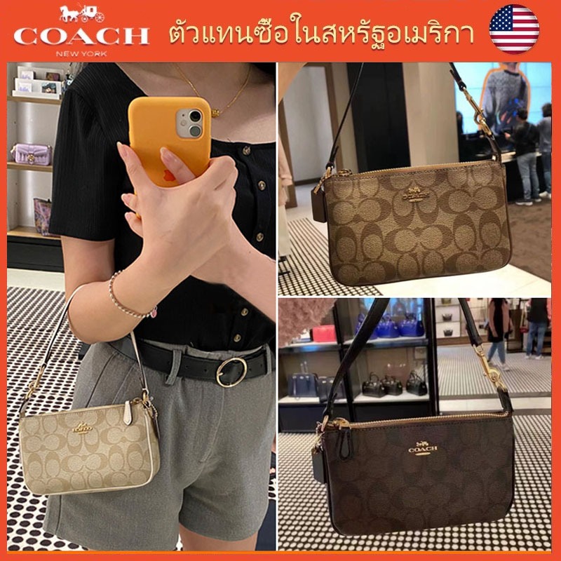 จัดส่งวันนี้ แท้💯% Outlets ปลอดภาษี กระเป๋าสะพายข้าง C0 F36674 กระเป๋าสุภาพสตรี âć h ถุงไพ่นกกระจอก 