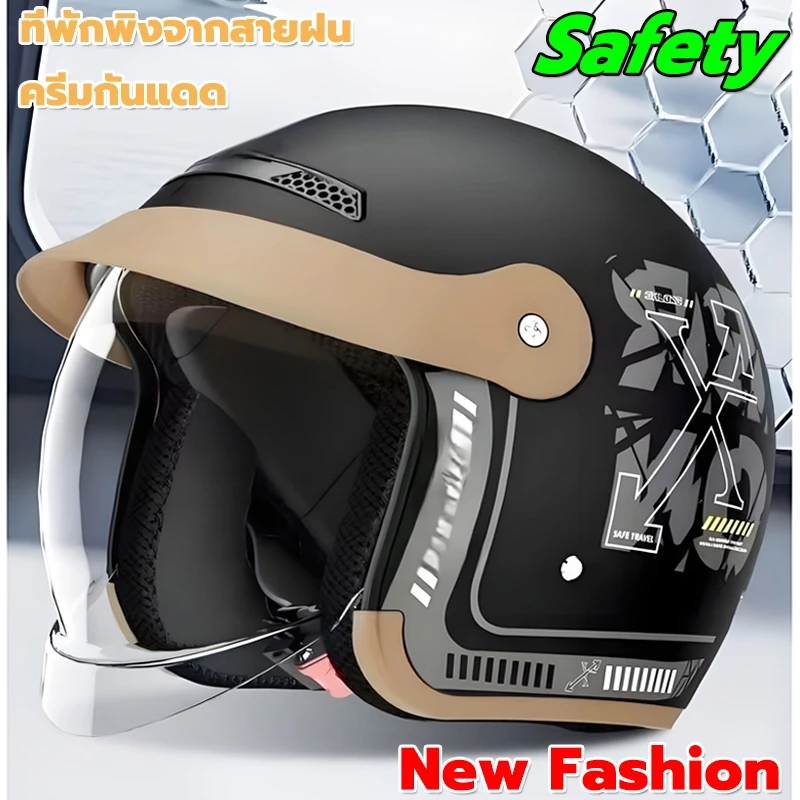 New！！！【2026 หมวกกันน็อค】🏍️หมวกกันน๊อคเต็มใบ index HD กันแสงสะท้อน กันUV ป้องกันดวงตาแสบ กันลม กันน้ำ การประกันคุณภาพ thumbnail 3