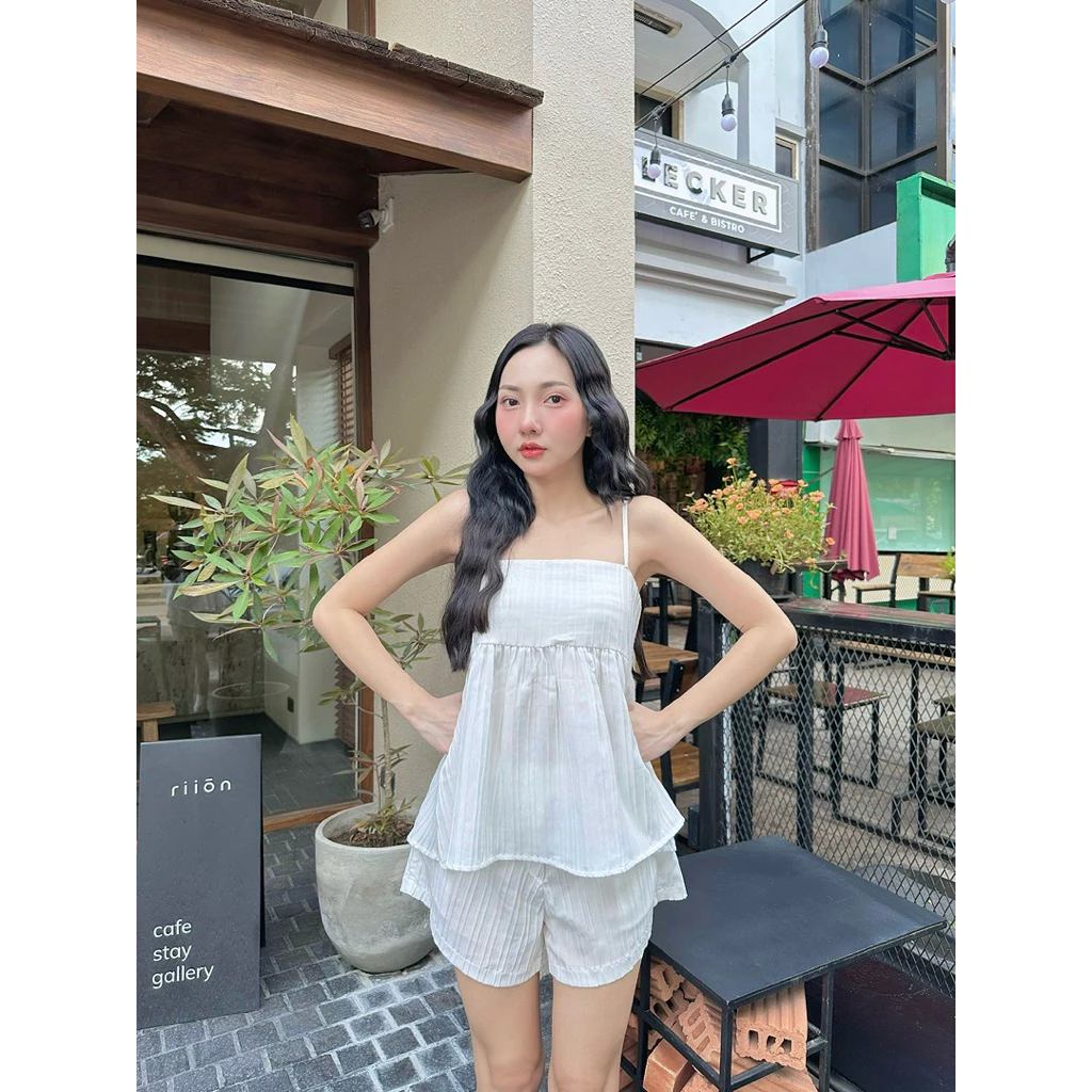 ชุดเซ็ท Lilli Bow Set (เสื้อ+กางเกง) thumbnail 9