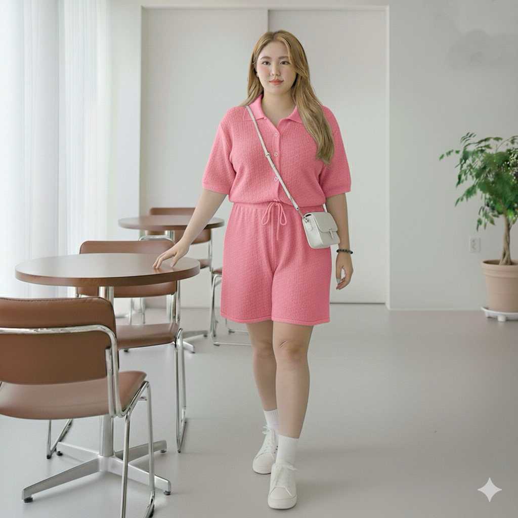 [ ลดล้างสต็อก ]ชุดเซ็ทสาวอวบ สาวพลัสไซส์ ชุดลำลอง Unisex ชุดเซ็ทราคาถูก เสื้อแขนสั้น กางเกงขาสั้น ใส่ได้ถึง100++  TZ5011