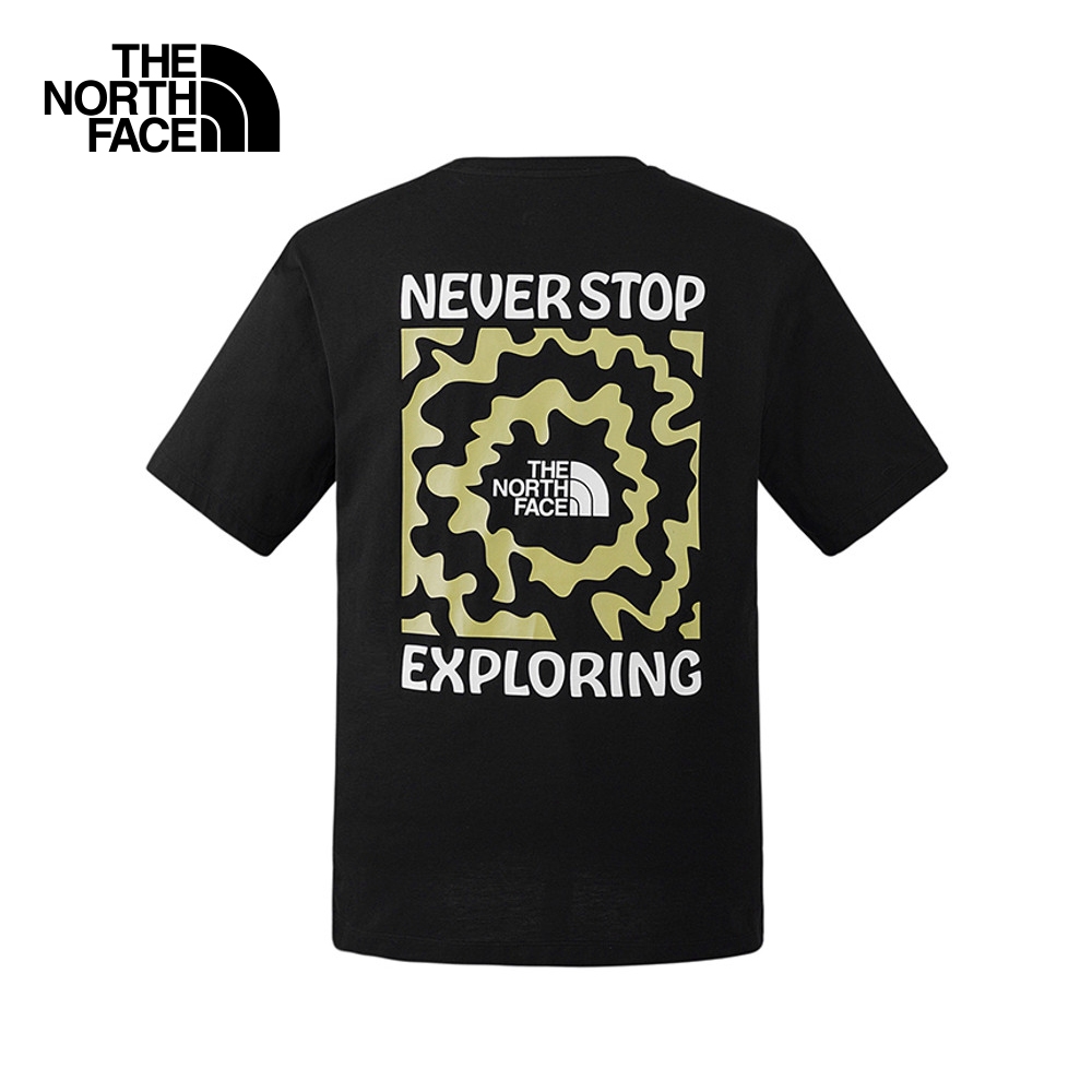 THE NORTH FACE UNISEX BRAND PROUD 1 SS TEE(ดูตารางไซส์ASIA/AP) - TNF BLACK/TNF WHITE เสื้อยืด UNISEX