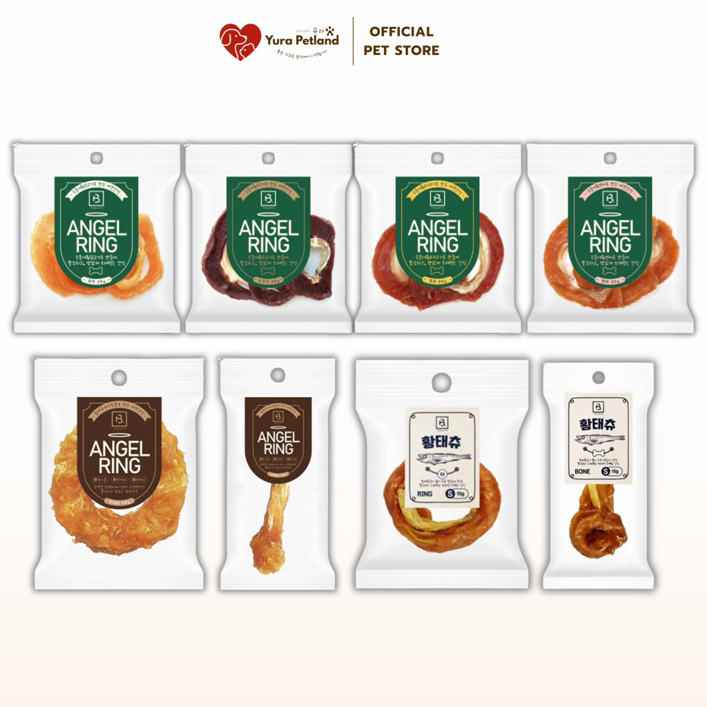 [ANGEL RING CHEW นำเข้าจากเกาหลี] Breeder Labs ขนมขัดฟันสุนัข พร้อมส่ง ไก่งวงปลาฟรีซดราย HUMAN GRADE