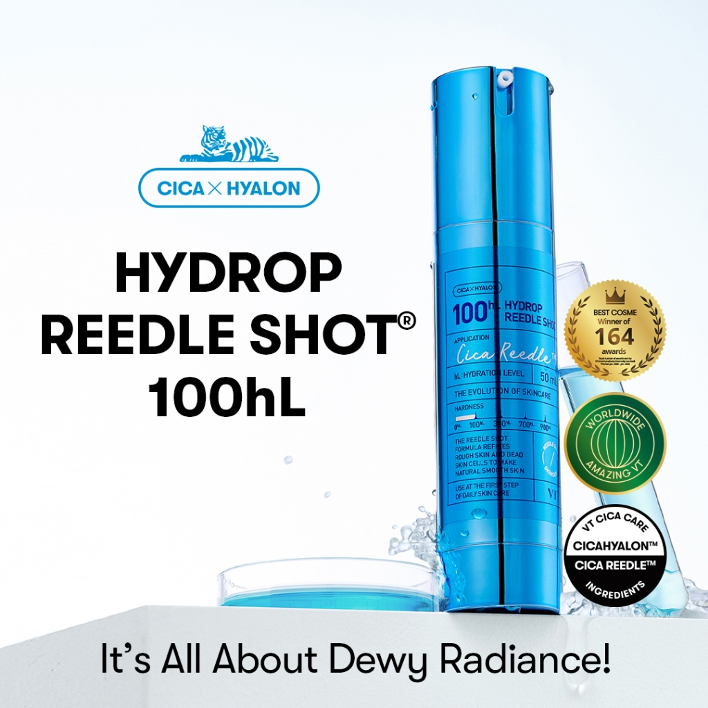 💦💦VT Hydrop Reedle Shot 100hL300hL บูสเตอร์เพิ่มความชุ่มชื้น, เติมน้ำลึก