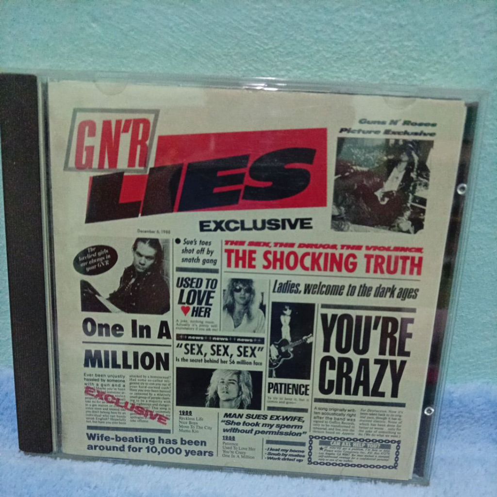 CD GUNS N' ROSES G N' R LIES