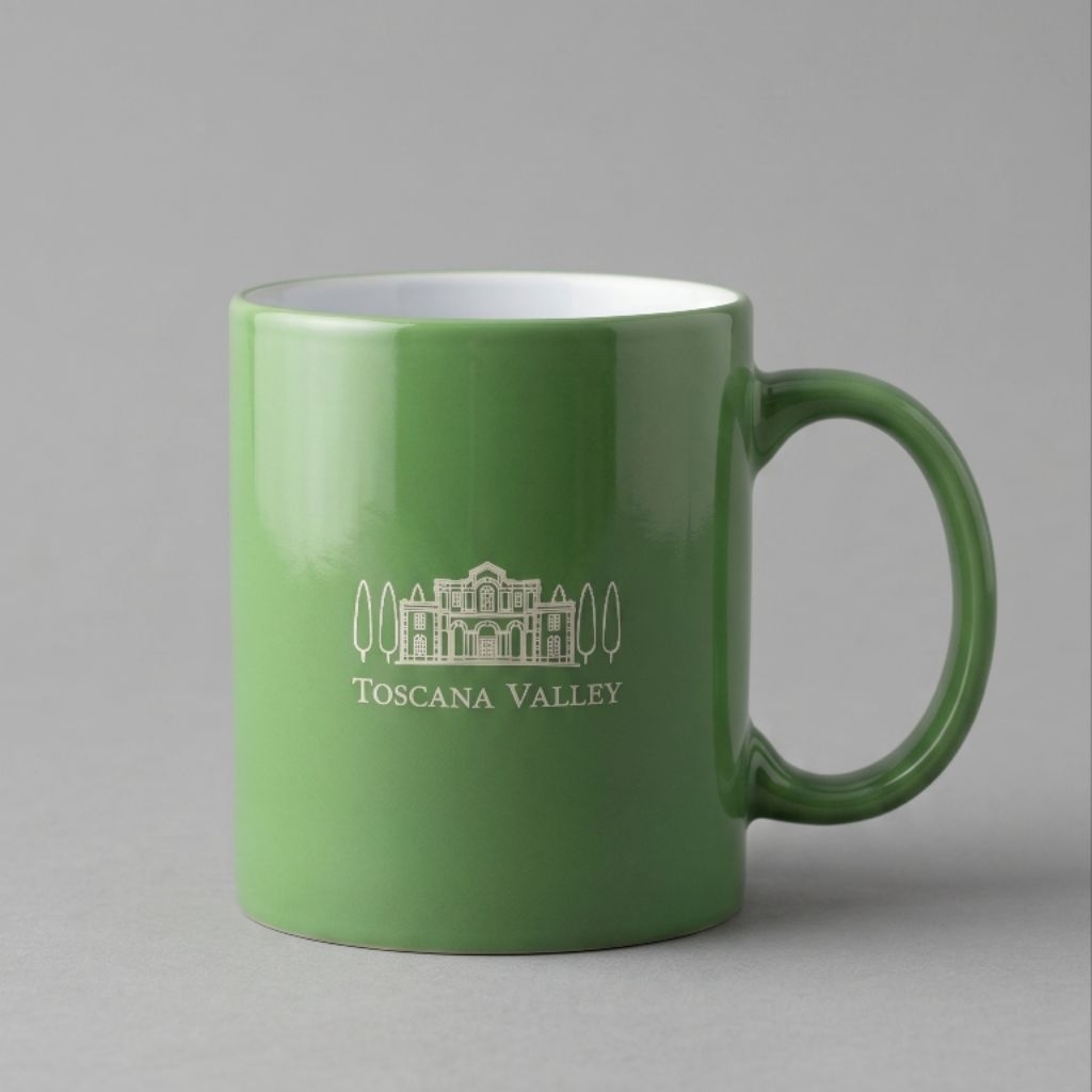 Toscana Valley Mug แก้วเซรามิคสกรีนทอง โลโก้ทอสกานา วัลเล่