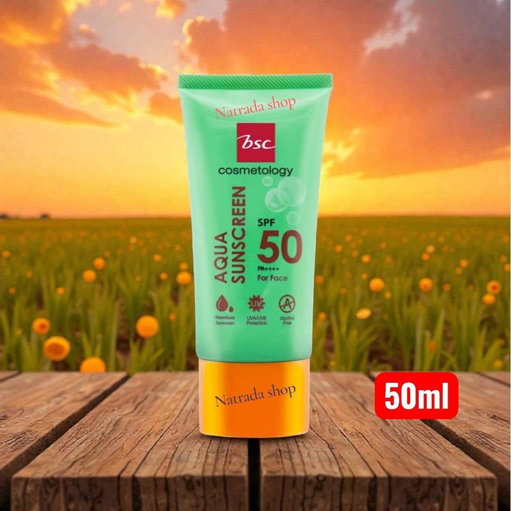BSC บีเอสซี อควา ซันสกรีน SPF50 PA++++ 50กรัม