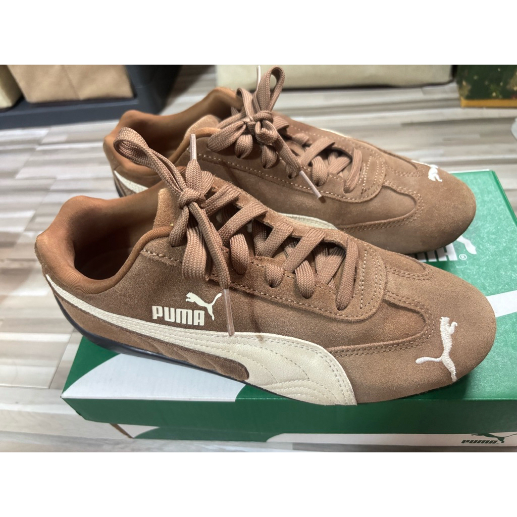 📌พร้อมส่งใส่เอง 2 ครั้ง Puma speedcat og สี haute coffee Size 24.5 cm.