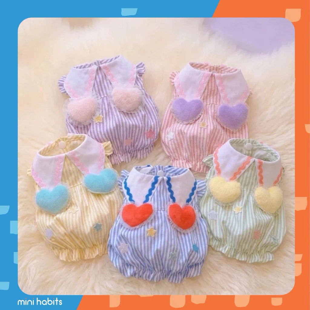 [🚚 พร้อมส่ง] ชุดกระโปรงสัตว์เลี้ยง Love Bubble Pet Dress ชุดกระโปรงแมว สุนัข หมา เสื้อแมว