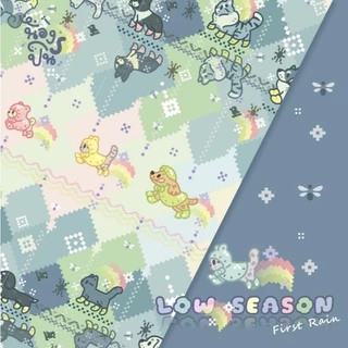 NONGPIN - กางเกงลาย [น้องหมาแมวแอ่วเชียงใหม่ LOW SEASON] สีรุ้งแมงมัน รุ้งพาสเทล
