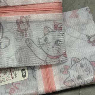 (ของแท้ พร้อมส่ง) ถุงซักผ้า Marie Disney 🐱ตาข่ายถนอมผ้า 50x35 cm | ถุงซักชุดชั้นใน เสื้อผ้า กันผ้ายับ ซิปซ่อน ลายแมวมารี