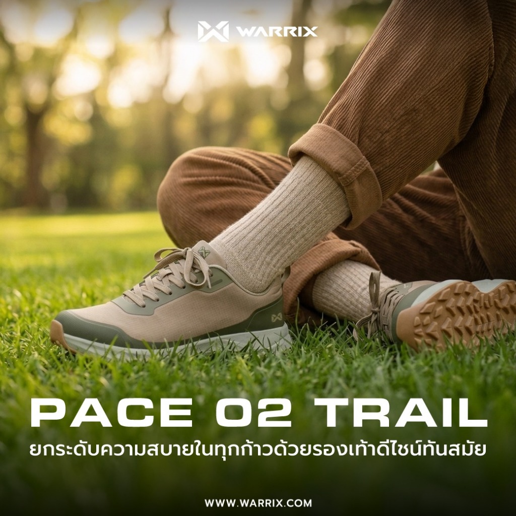 WARRIX รองเท้าวิ่ง รุ่น PACE 02 TRAIL (WF-261RNACL02)