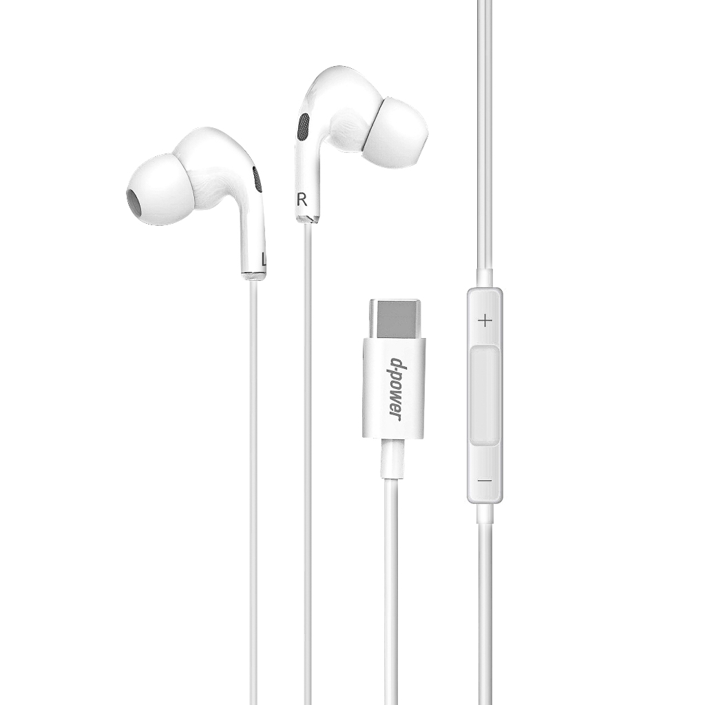 d-power หูฟัง Type-C รุ่น TC-05 สมอลทอล์ค มีไมค์ในตัว เสียงดี HD-MAX Audio ตัดเสียงรบกวน สายยาว 1.2M