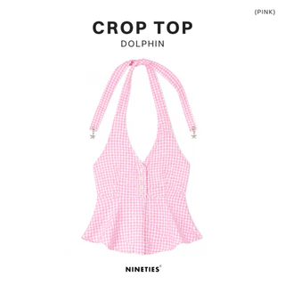 Nineties Design : Summer เสื้อกล้าม ผูกคอ สุดน่ารักก รุ่น Dolphin