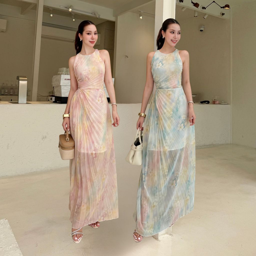 NOOZZSHOP 6911653 เดรสยาวไปงานช่วงหน้าร้อน