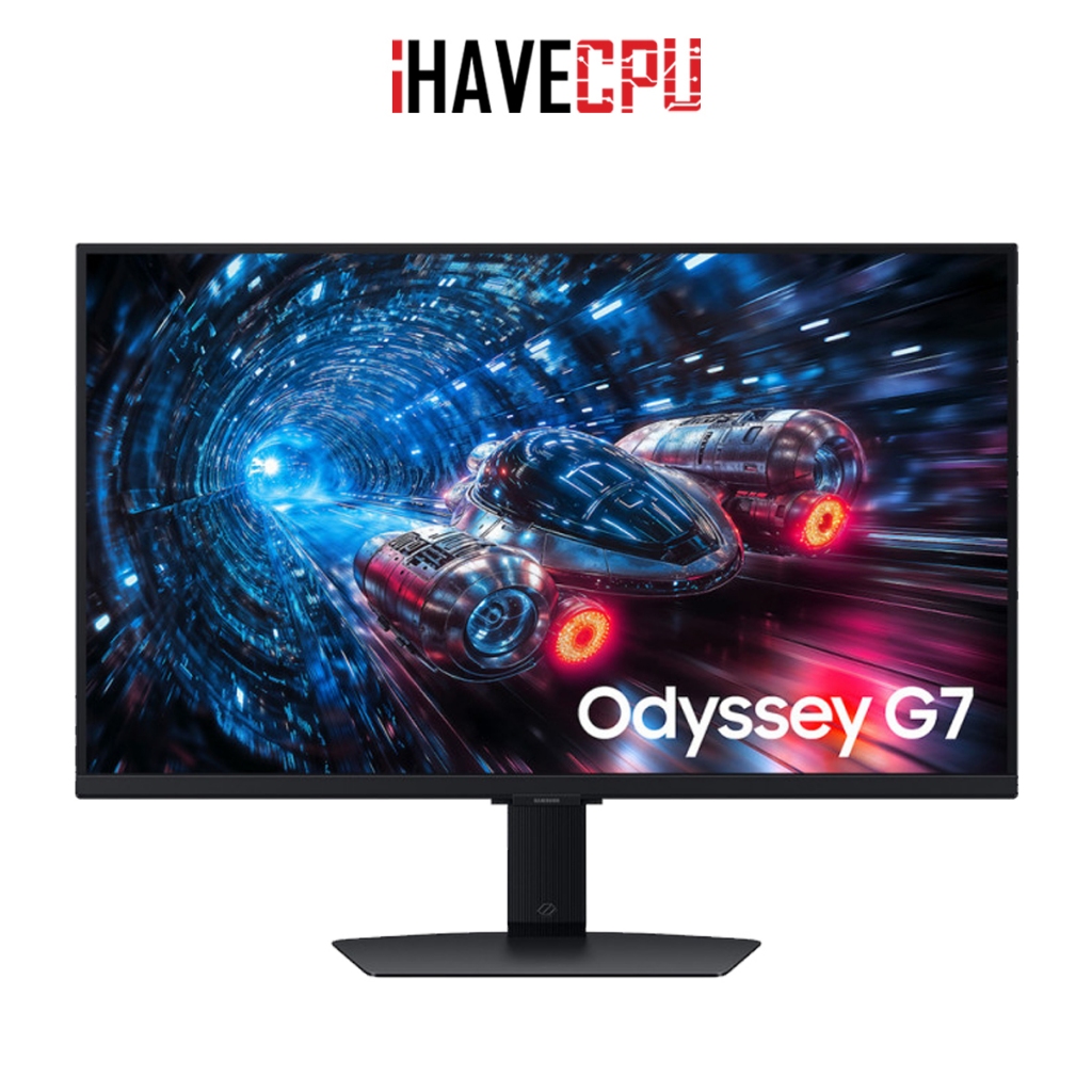 จอมอนิเตอร์ (monitor) iHAVECPU SAMSUNG ODYSSEY G70F LS27FG702EEXXT - 27 IPS 4K 180Hz/FHD360Hz