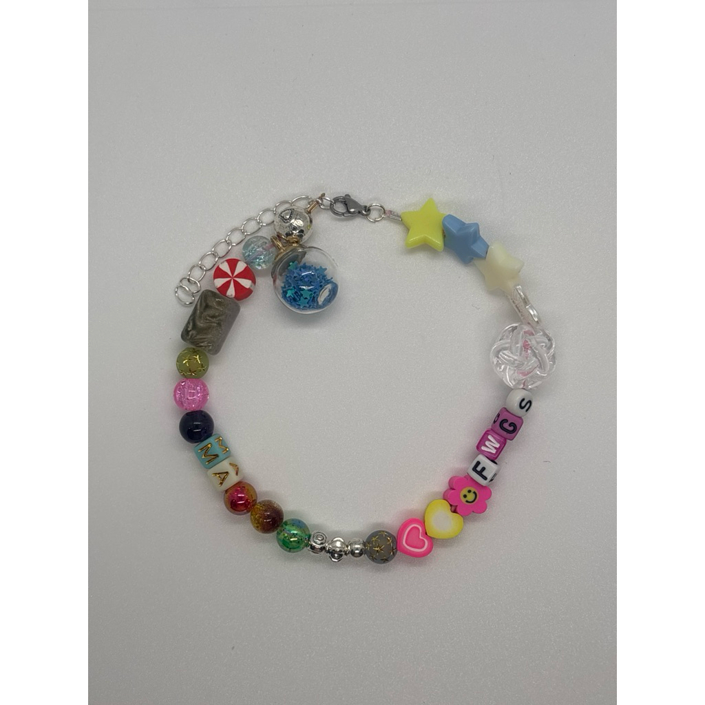 colorful beads bracelet