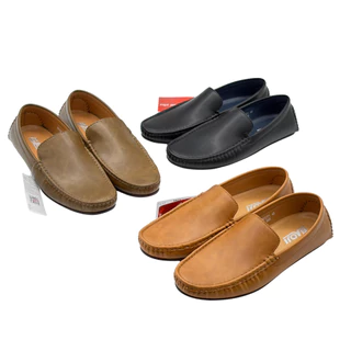 BAOJI บาโอจิ BK5071 รองเท้าโลฟเฟอร์ หนังนุ่ม เบอร์ 40-45 หนังนุ่ม หล่อเท่