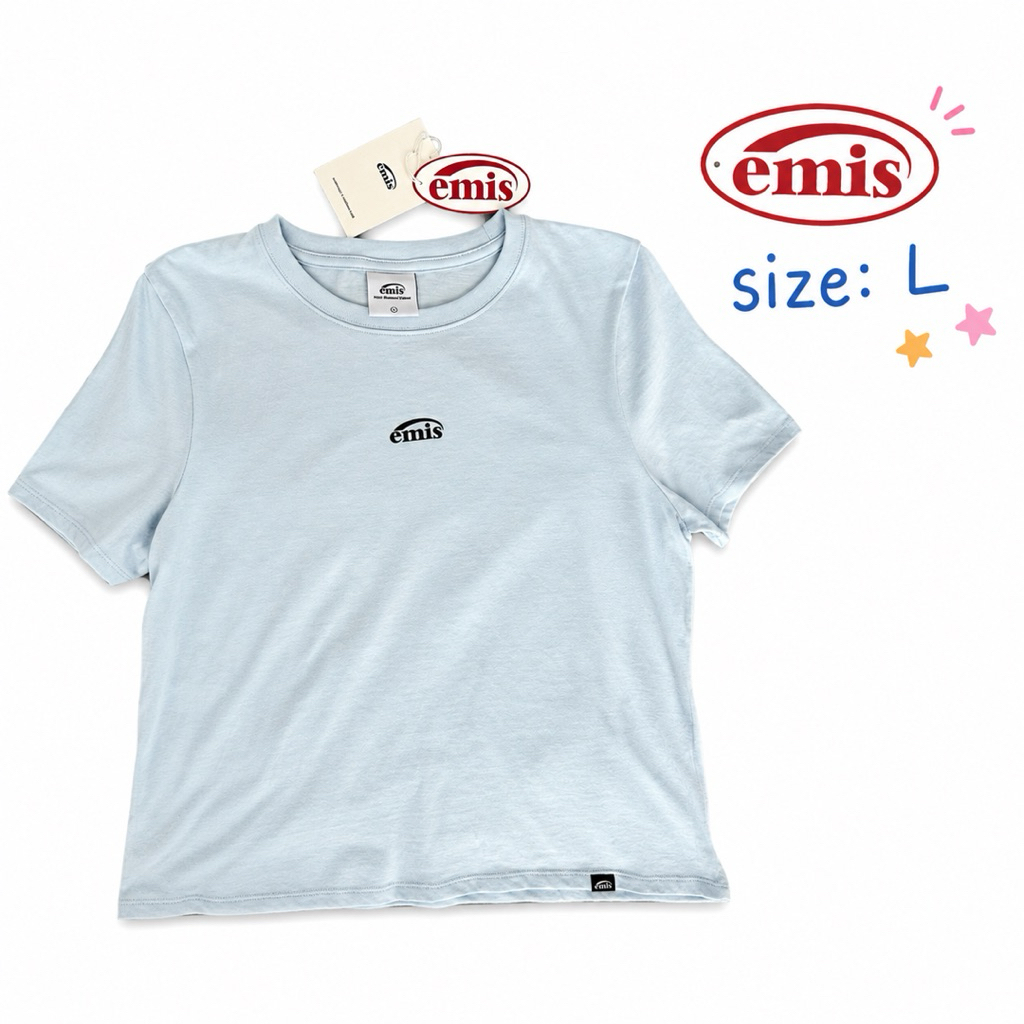 เสื้อยืดผู้หญิง emis ไซส์ L ของใหม่