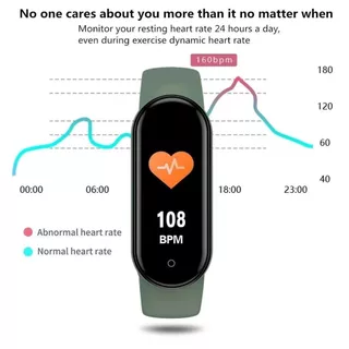 NEW M6 Smart Watch Sport Band Women Man Wristband Fitness Tracker Blood Monitor Bluetooth SmartWatch
