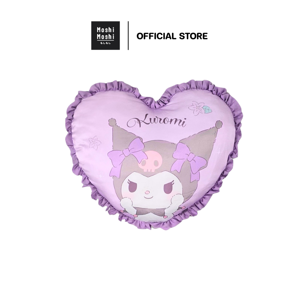 Moshi Moshi หมอนไดคัท หมอนนุ่ม ลาย Kuromi ลิขสิทธิ์แท้จากค่าย Sanrio รุ่น 6100007573