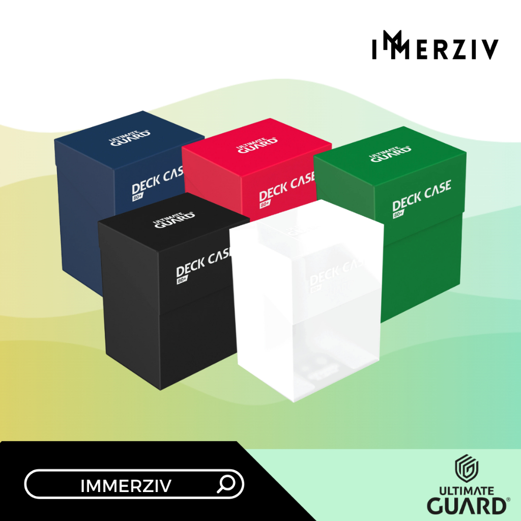 (พร้อมส่ง) ULTIMATE GUARD 80+ DECK BOX (กล่องเก็บการ์ด) (BY IMMERZIV)
