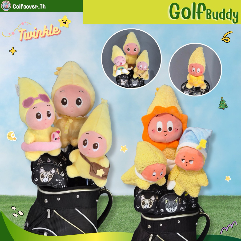 ตุ๊กตาหัวไม้กอล์ฟ cover ไม้กอล์ฟ Driver cover (Twinkle) ทวิงเคิล งานแฟชั่น