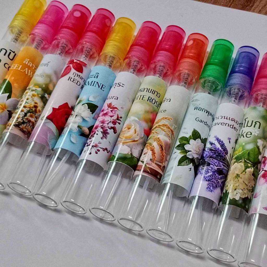 น้ำหอม กลิ่นดอกไม้ ขนาด 10ml มีให้เลือกหลายกลิ่น ราคาส่ง