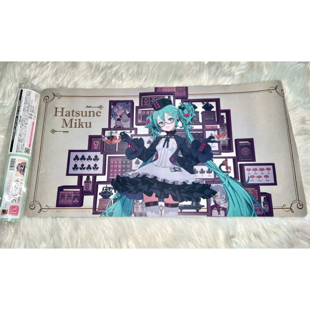 แผ่นยางรองเมาส์ (Rubber Mat) Hatsune Miku Glasses x Café Good Smile