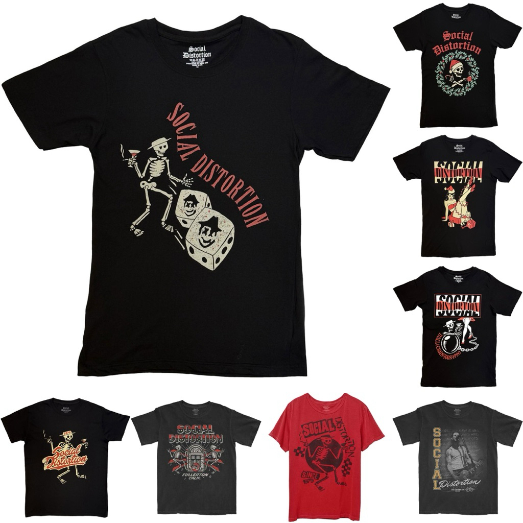 🇬🇧 PREORDER เสื้อวง SOCIAL DISTORTION ลิขสิทธิ์แท้ UK ✅
