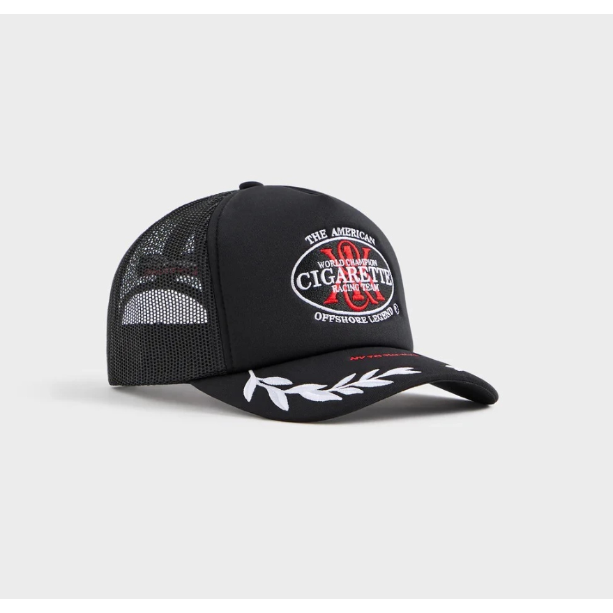 หมวก Kith Cigarette Nolan Trucker Cap หมวกแก -Black