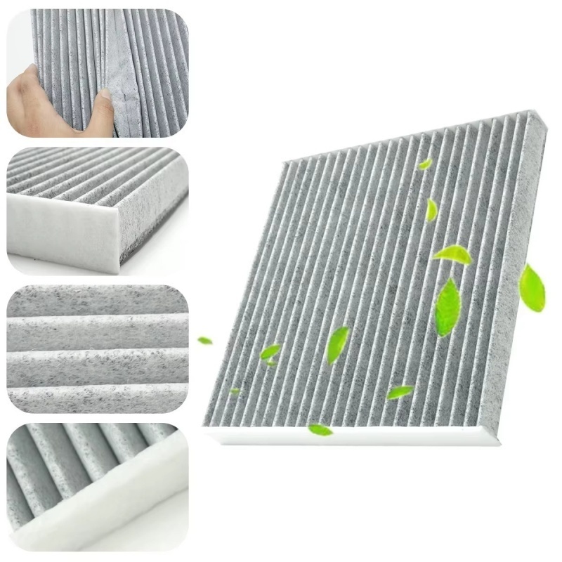5 Layer Carbon Cabin Filter ใส่แทน Toyota 87139-30040 87139-06060 กรองกลิ่น กรองฝุ่นละออง ระบายลมดี 