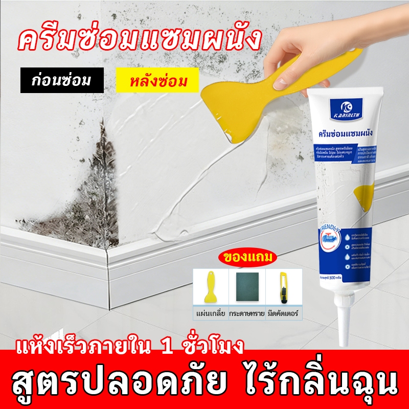 ครีมซ่อมแซมผนัง ครีมกาวซ่อมกำแพง ครีมอุดรอยรั่ว ซ่อมรอยรั่ว อุดรอยแตก 300g กาวสำเร็จ