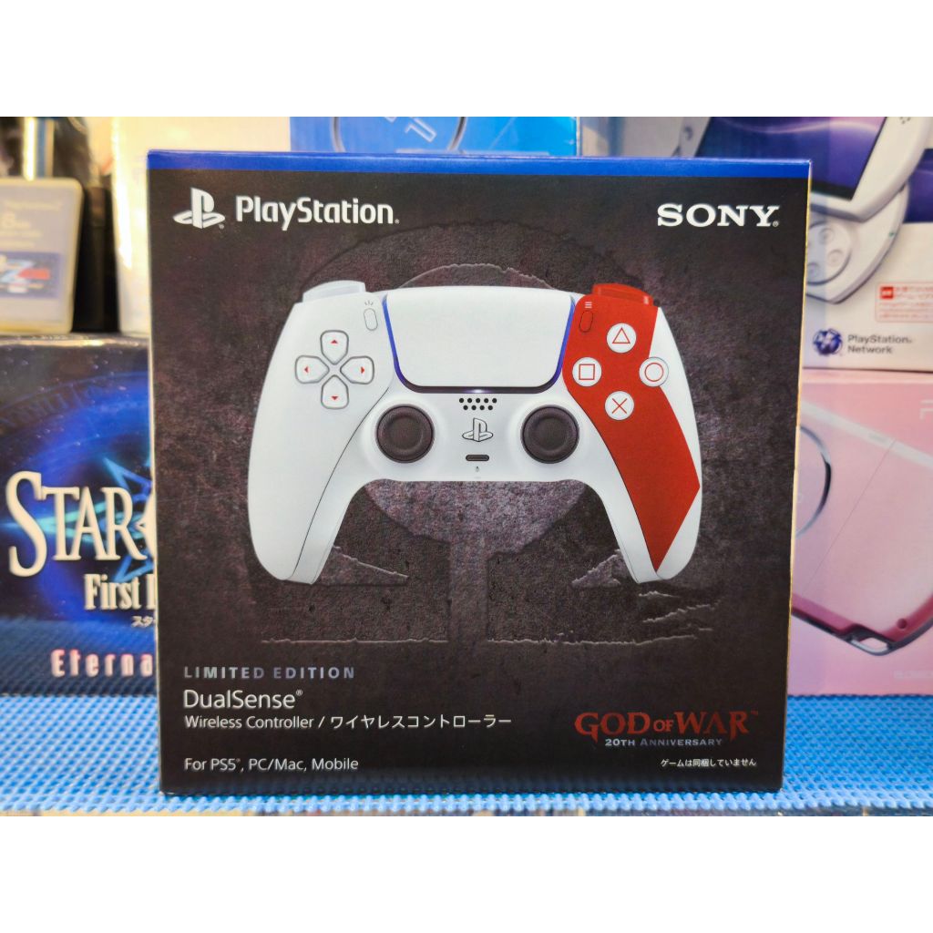 [จอยแท้ PS5 DualSense] : God of War 20th Anniversary Limited Edition โซนญี่ปุ่น กล่องคม น่าสะสม