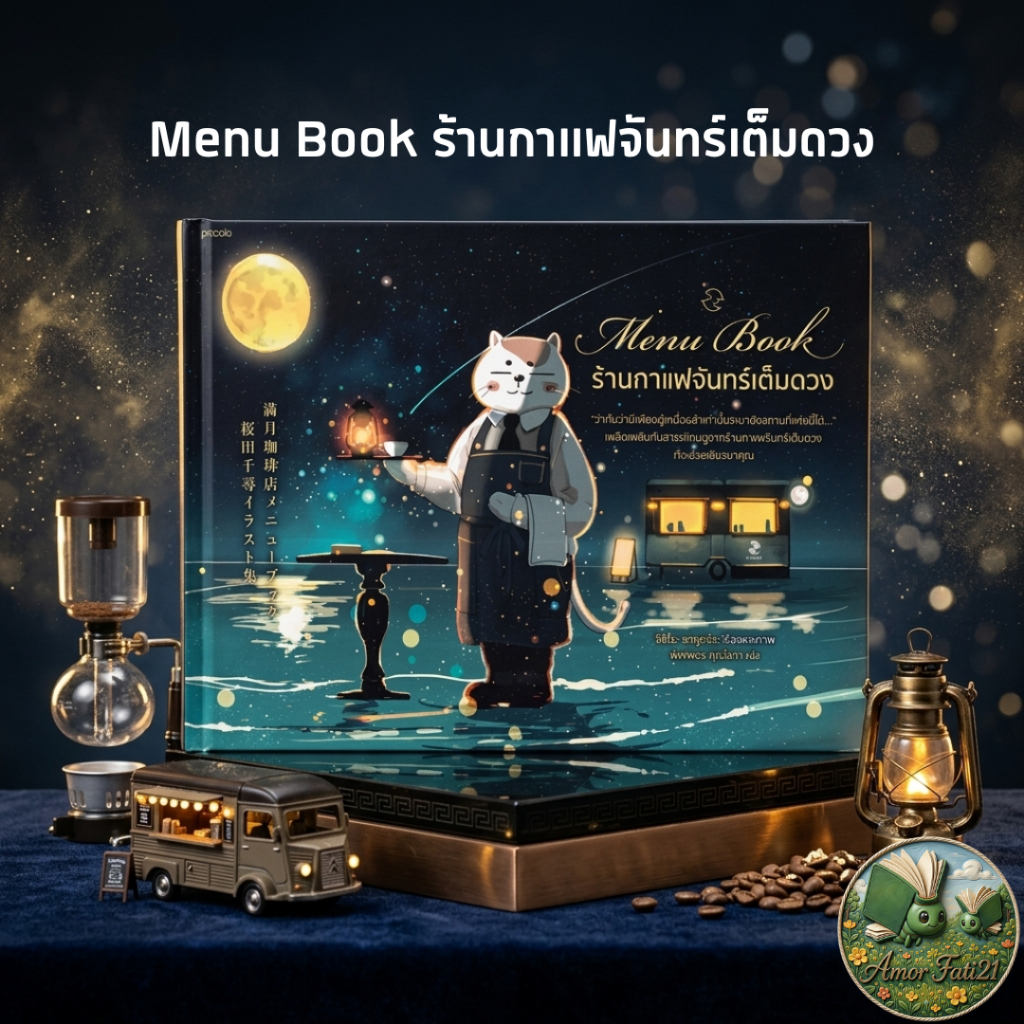 📘Menu Book ร้านกาแฟจันทร์เต็มดวง | หนังสือมือ 2 | พร้อมส่งจาก AmorFati21