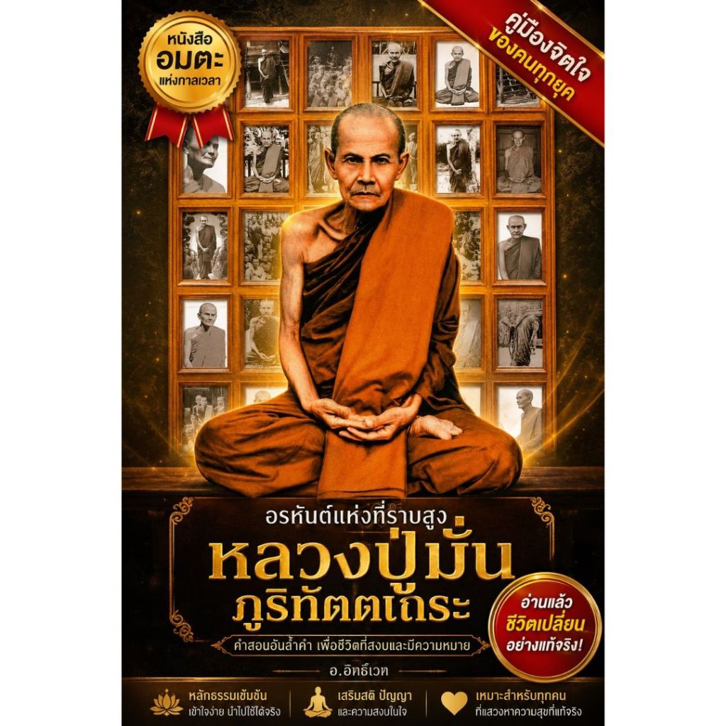 PAILIN หนังสือ  "อรหันต์แห่งที่ราบสูง หลวงปู่มั่น ภูริทัตตเถระ"