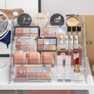แคบและชั้นวางของเครื่องสำอางค์ใส, ชั้นวางแบ่งขั้นตอนสำหรับเก็บเครื่องสำอาง / ยาทาเล็บ