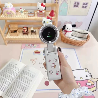 😻พร้อมส่ง😻พัดลมคิตตี้มือถือ แบตเตอรี่ 4000mAh ใช้งานยาวนาน