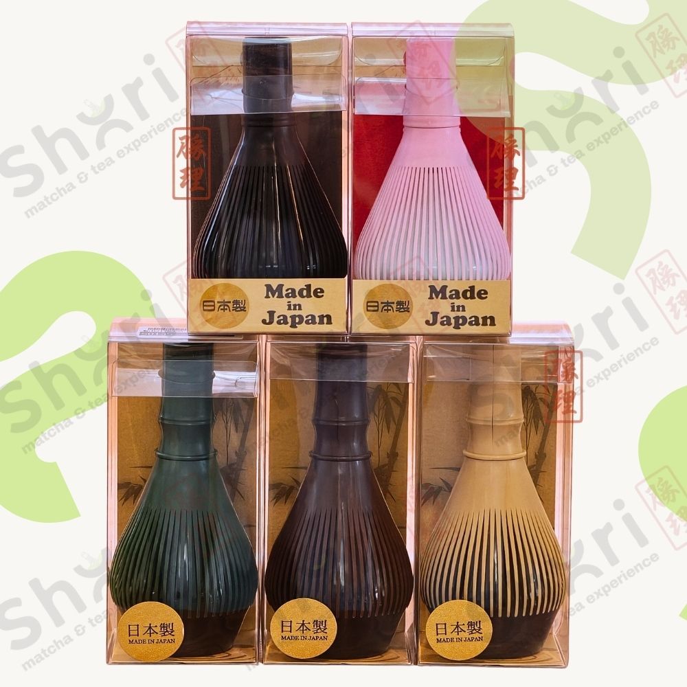 (พร้อมส่ง) แปรงชงมัทฉะเรซิ่น พร้อมแท่นวาง | Resin Chasen Made in JAPAN