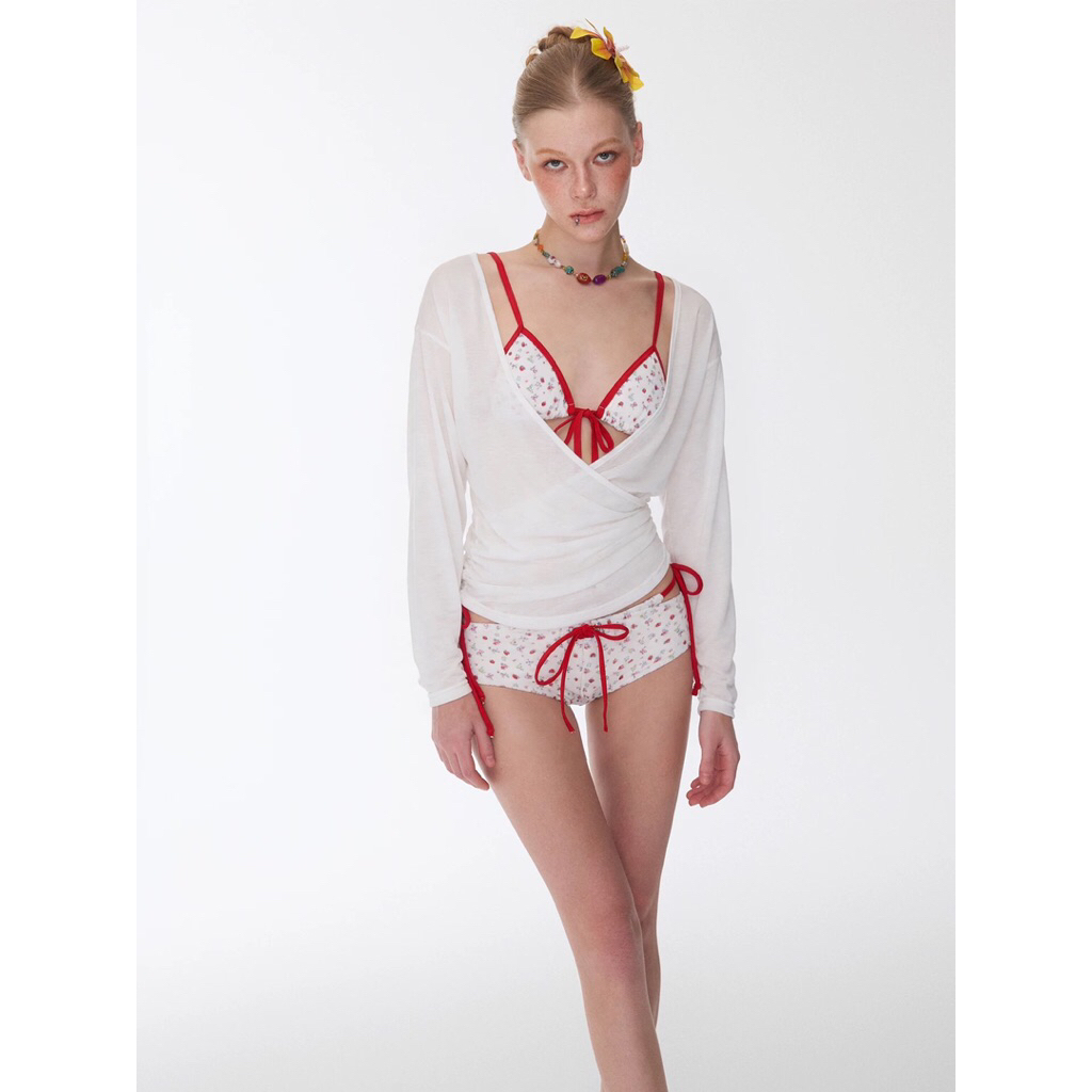 พร้อมส่ง shushu swim ของแท้ cherry set 4 ชิ้น