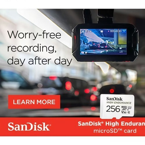 SANDISK Micro SDcard แท้ High Endurance 32GB/64GB/128GB/256GB/512GB (100MB) UHS-I Class10 U3 V30
