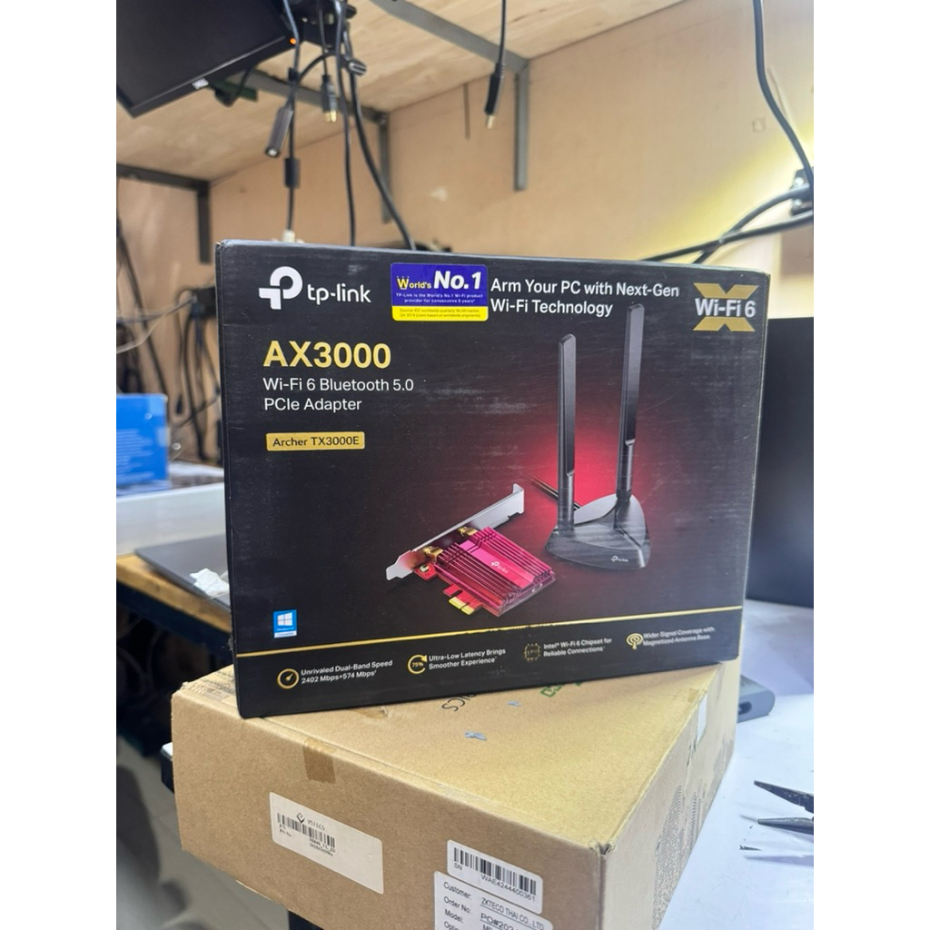 TP-LINK (Archer TX3000E) AX3000 Wi-Fi 6 Bluetooth 5.0 PCIe Adapter LT