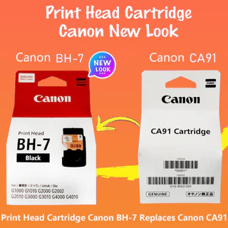 คุ้มค่ามาก! ติดตั้งง่าย | หัวพิมพ์ Canon BH7 CH7 (เทียบเท่า Canon CA91 CA92) แท้ สำหรับ G1000 G2000 G3000 G4000