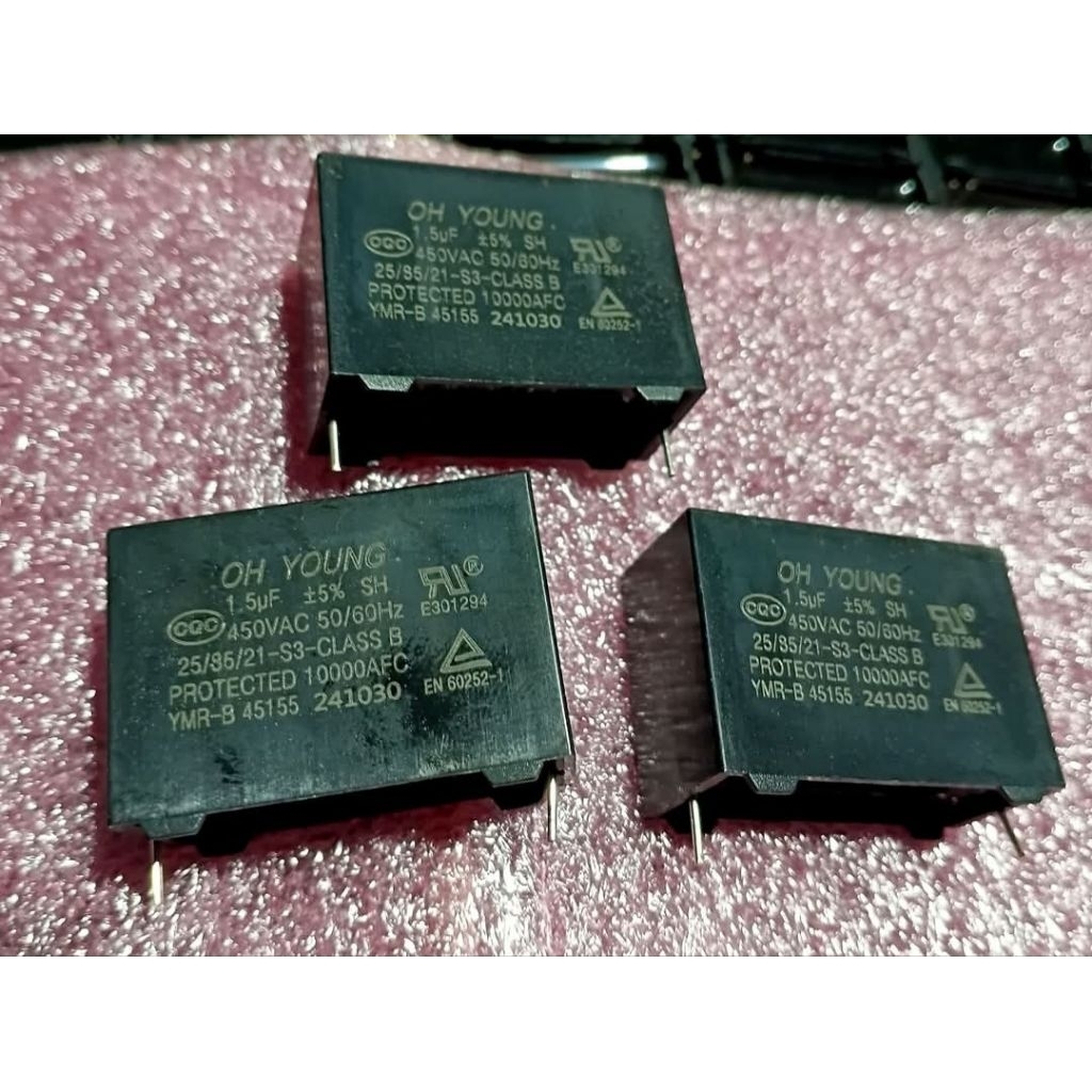 คาปาซิเตอร์ 1.5/450V แบบขาเสียบปริ้น OH YOUNG